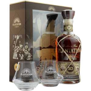 Plantation Barbados XO Rum 0,7L 40% + 2 szklanki