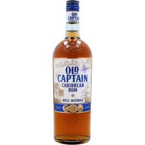 Old Captain Brown Rum 1L 37,5%
