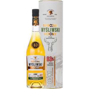 Specjał Myśliwski Mocny Leśny Likier 0,7L 63% + tuba