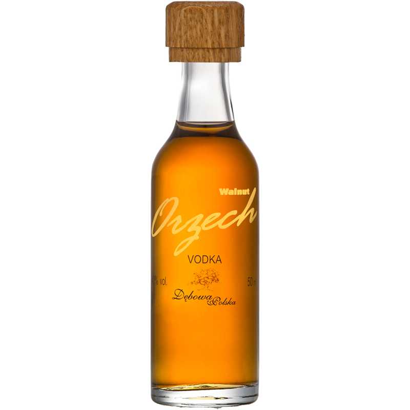 Dębowa Polska Orzech Miniaturka Wódka 0,05L 40% 2.jpg
