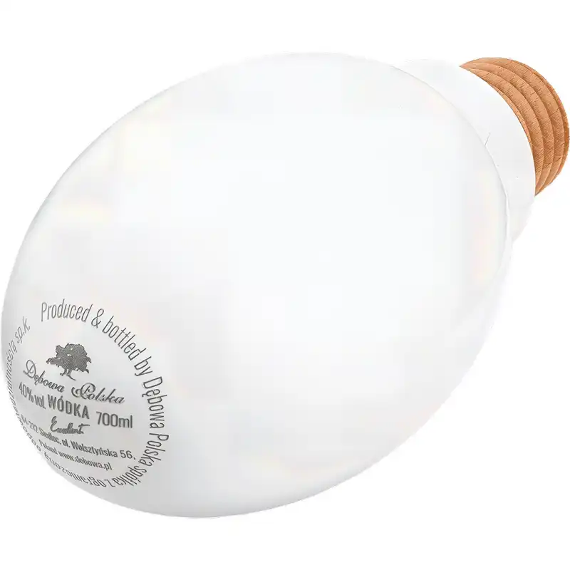 Dębowa Polska Excellent Żarówka z Prądem Wódka 0,7L 40% + kartonik 2.jpg