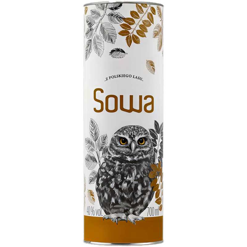 Dębowa Polska Sowa Golden Wódka 0,7L 40% + tuba 2.jpg