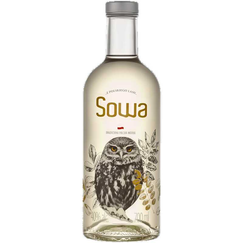 Dębowa Polska Sowa Golden Wódka 0,7L 40% + tuba.jpg