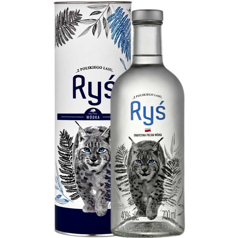 Dębowa Polska Ryś Wódka 0,7L 40% + tuba 3.jpg