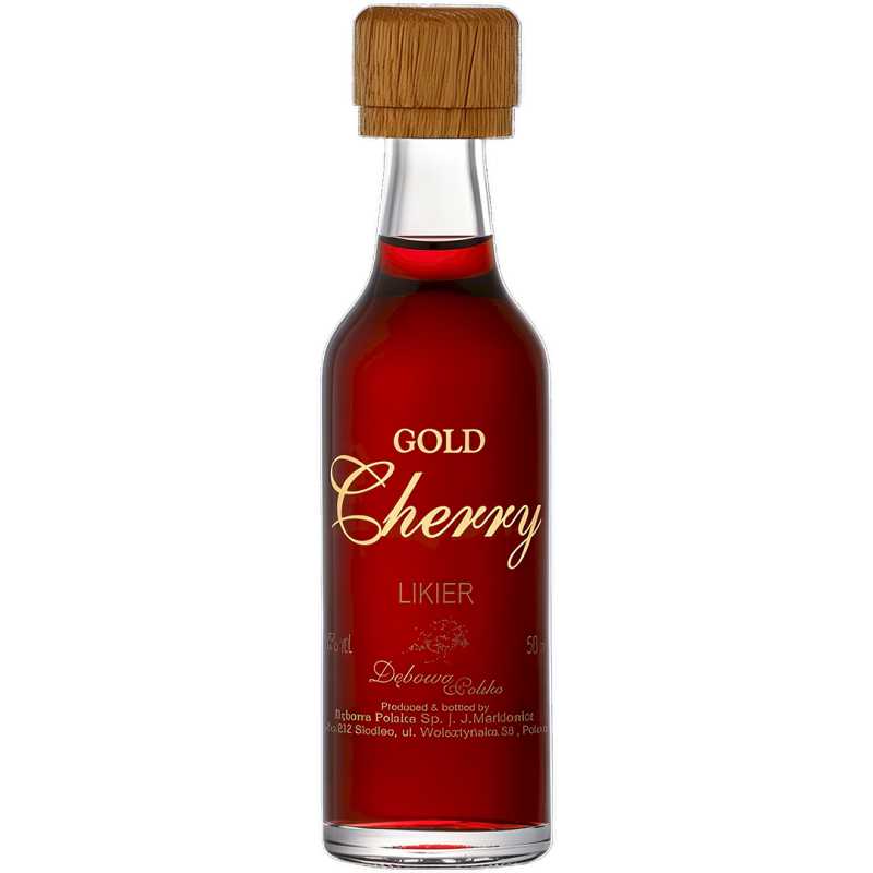 Dębowa Polska Gold Cherry Miniaturka Likier 0,05L 30% 2.jpg