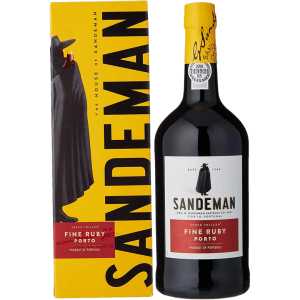 Sandeman Ruby Porto Czerwone Słodkie Wino 0,75L 19,5% + kartonik