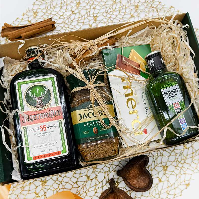 Gentleman’s Coffee &amp; Spirits Collection – Ekskluzywny Męski Zestaw Prezentowy