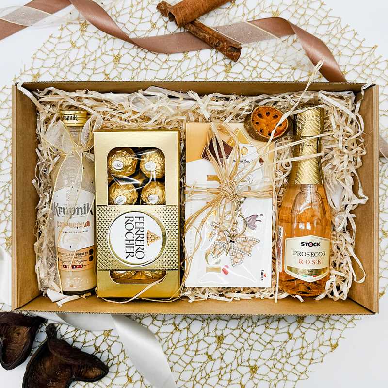 Luksusowy zestaw świąteczny Winter Gold Celebration Box