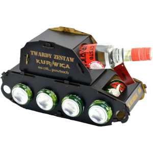 Kurnwica Czołg Cysto Wódka 0,5L 40% + 4 Cii...Puszka Energy Drink 0,25L