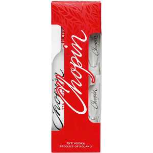 Chopin Rye Wódka 0,7L 40% + kieliszki
