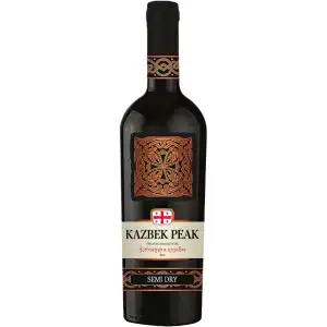 Kazbek Peak Czerwone Półwytrawne Wino 0,75L 12,5%
