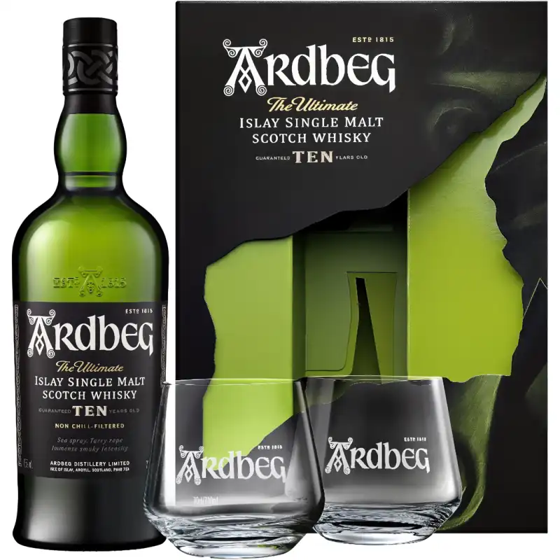 Ardbeg Ten 10YO Whisky 0,7L 46% + 2 szklanki 2.jpg