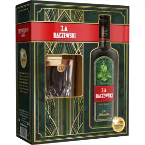 J.A. Baczewski Piołunówka Likier 0,7L 35% + szklanka