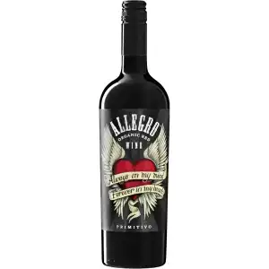 Allegro Primitivo Organic Czerwone Wytrawne Wino 0,75L 14%