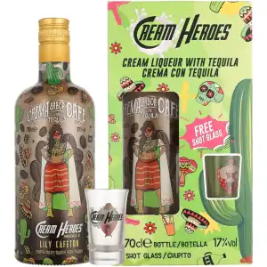 Cream Heroes Lily Cafeton Likier 0,7L 17% + 2 kieliszki