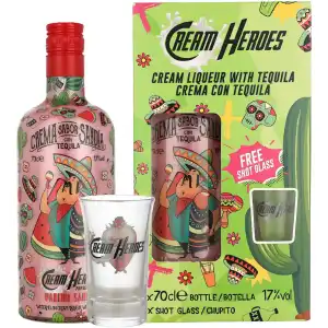 Cream Heroes Pancho Sandia Likier 0,7L 17% + kieliszek
