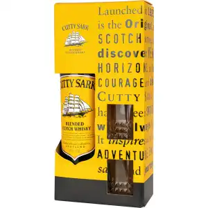 Cutty Sark Original Whisky 0,7L 40% + 2 szklanki