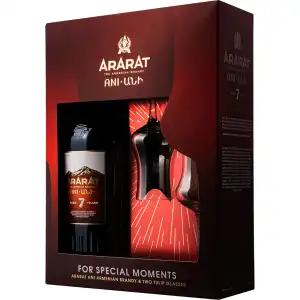 Ararat Ani 7YO Brandy 40% 0,7L + 2 kieliszki