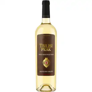 Tbilisi Peak Allazani Valley White Białe Półsłodkie Wino 0,75L 11%
