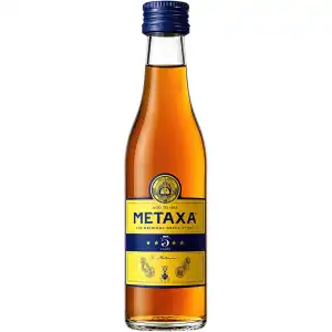 Metaxa 5* Miniaturka Brandy 0,05L 38%