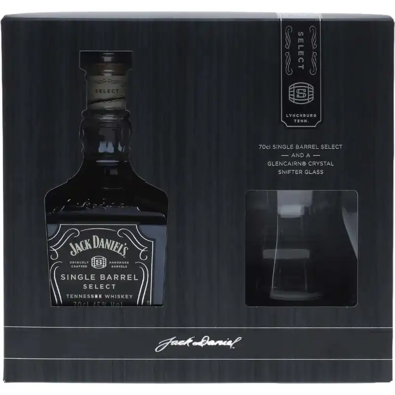 Jack Daniel's Single Barrel Whiskey 0,7L 45% + szklanka.jpg