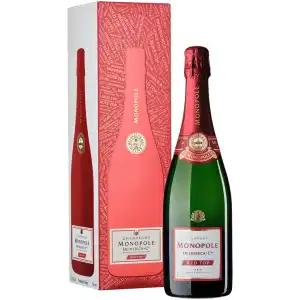 Heidsieck Monopole Red Top Sec Biały Wytrawny Szampan 0,75L 12,5% + kartonik