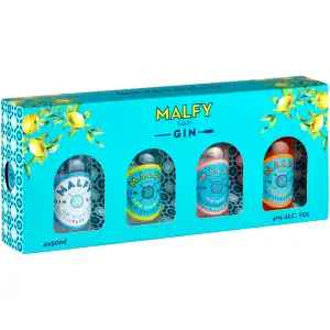 Malfy Miniset Zestaw Miniaturka Gin 4 x 0,05L 41%