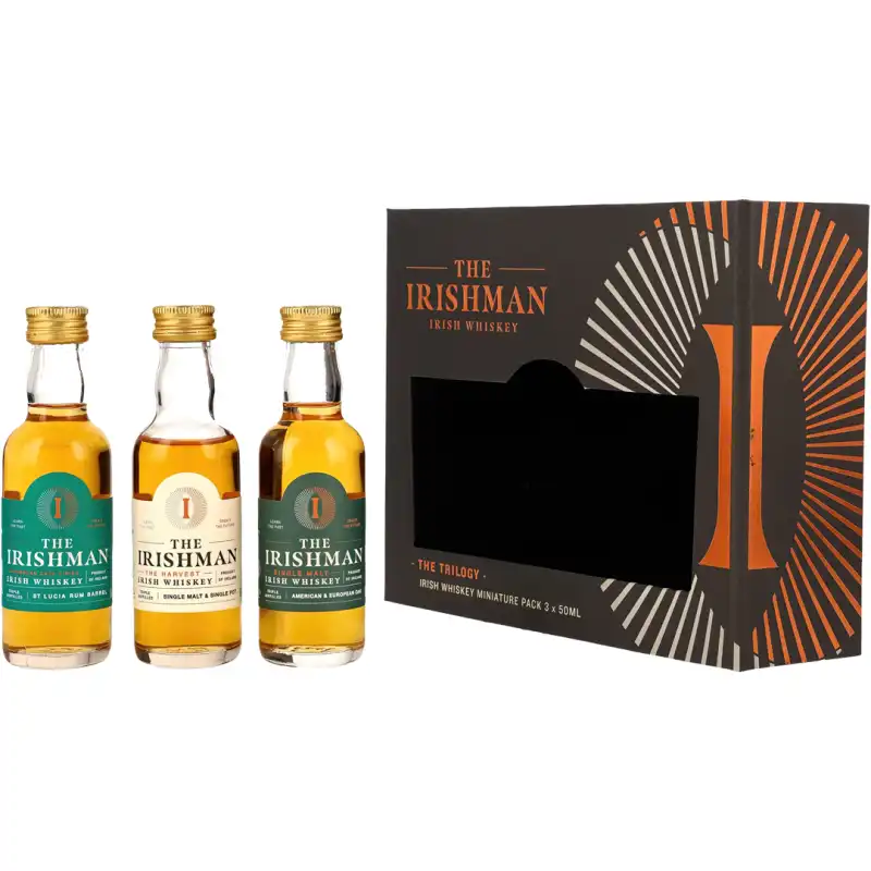 The Irishman Harvest Trilogy Zestaw Miniaturka Whiskey 3 x 0,05L 42% 2.jpg