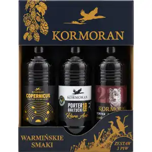 Kormoran Warmińskie Smaki Porter Piwo 3 x 0,5L 7,5% - 8,5%