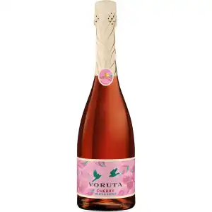 Voruta Cherry Czerwone Półsłodkie Wino Musujące 0,75L 8%