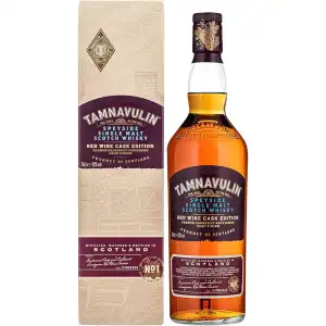 Tamnavulin Red Wine Cask Cabernet Sauvignon Whisky 0,7L 40% + kartonik