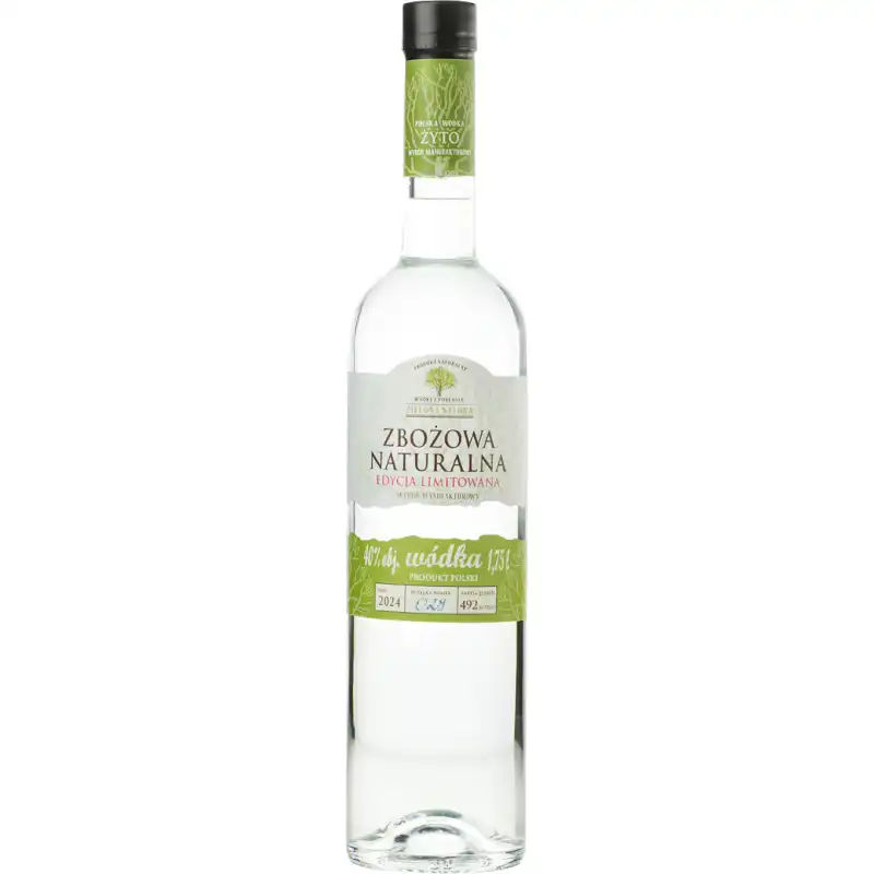 Zielona Natura Zbożowa Naturalna Lato 2025 Wódka 1,75L 40% + tuba.jpg.jpg