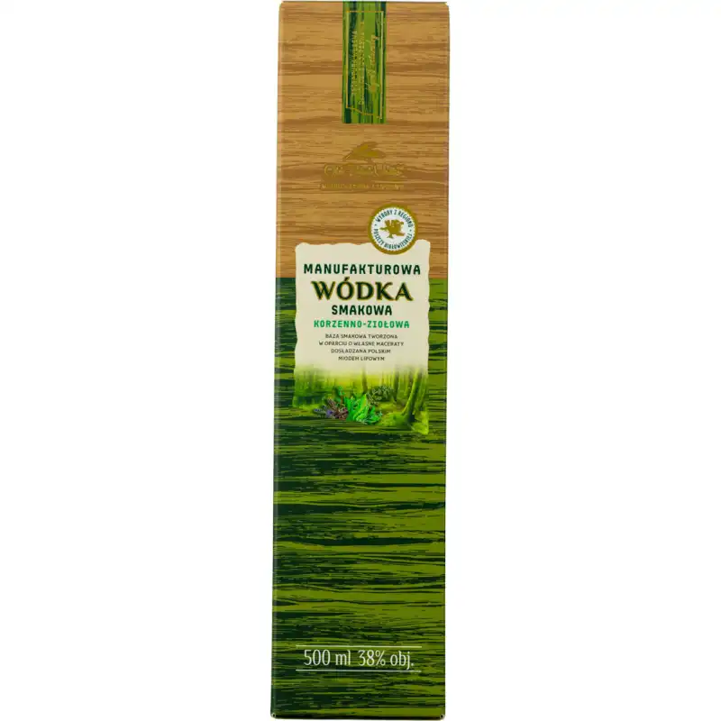 Manufakturowa Korzenno-Ziołowa Wódka 0,5L 38% + kartonik 3.jpg