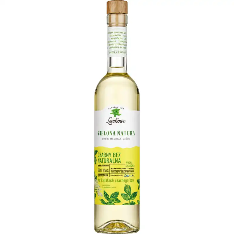 Zielona Natura Czarny Bez Naturalna Wódka 0,5L 40% + tuba 2.jpg