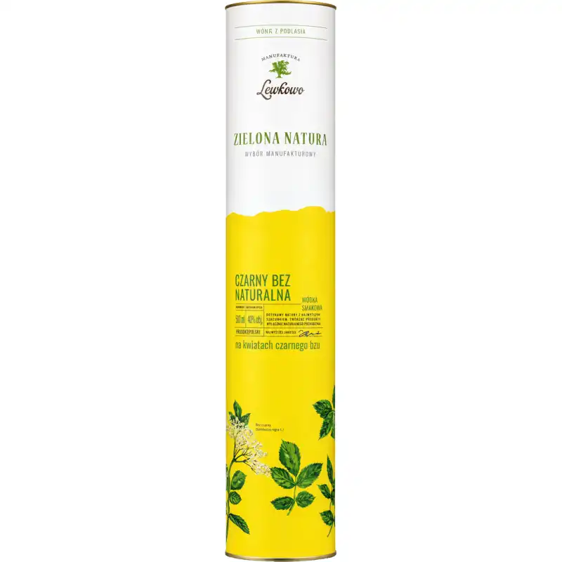 Zielona Natura Czarny Bez Naturalna Wódka 0,5L 40% + tuba 3.jpg