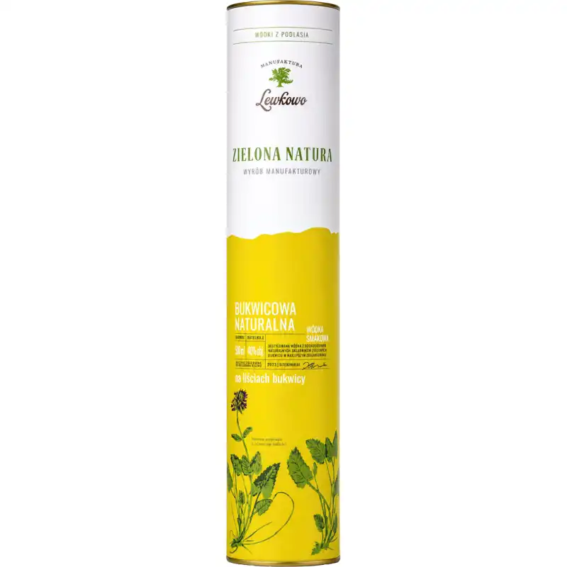 Zielona Natura Bukwicowa Naturalna Wódka 0,5L 40% + tuba 3.jpg