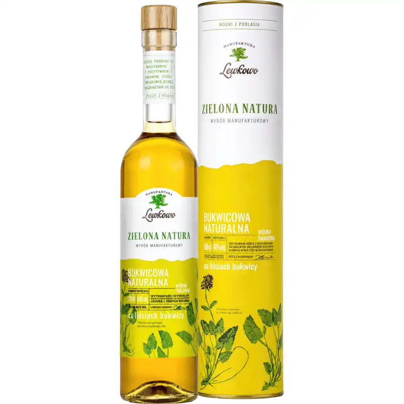 Zielona Natura Bukwicowa Naturalna Wódka 0,5L 40% + tuba.jpg