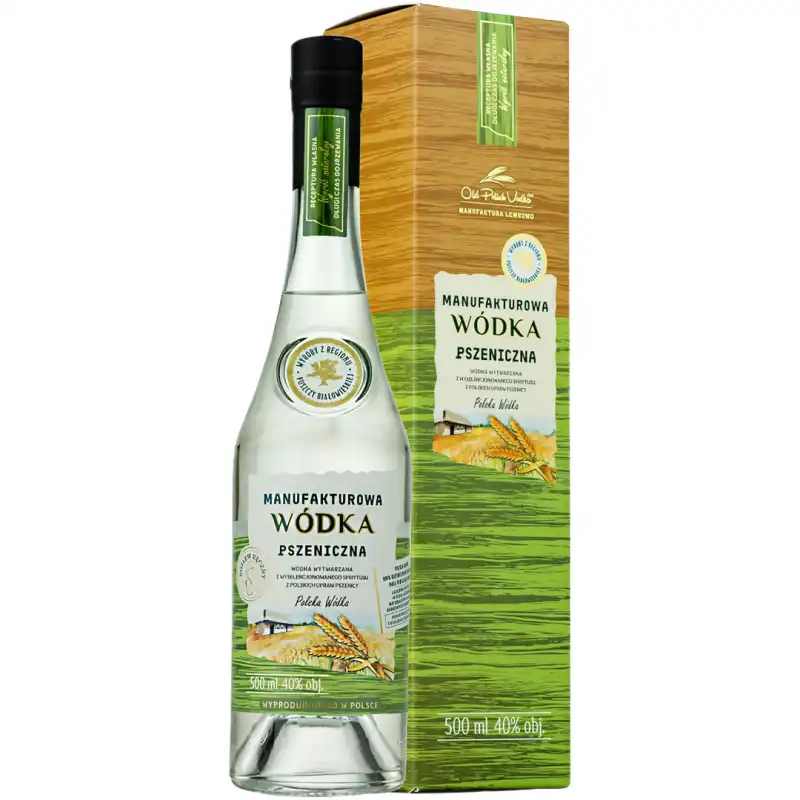 Manufakturowa Pszeniczna Wódka 0,5L 40% + kartonik.jpg