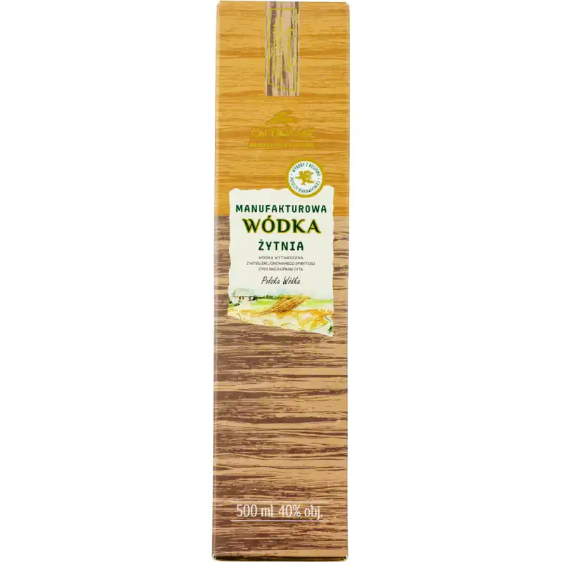 Manufakturowa Żytnia Wódka 0,5L 40% + kartonik 3.jpg
