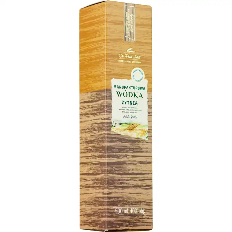 Manufakturowa Żytnia Wódka 0,5L 40% + kartonik 4.jpg