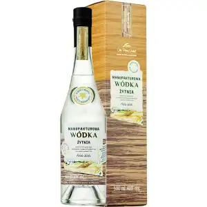 Manufakturowa Żytnia Wódka 0,5L 40% + kartonik