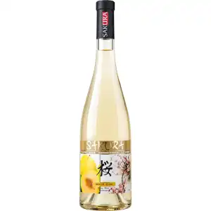Sakura Biała Śliwka Białe Słodkie Wino 0,75L 9%