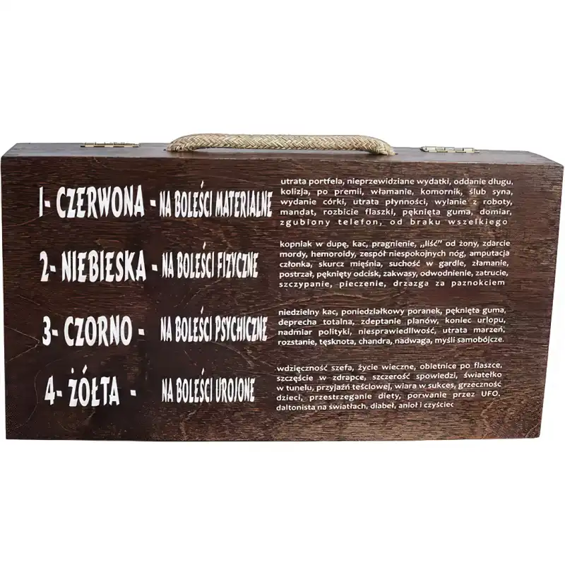 Kurnwica Apteczka Na 167 Pierońskich Boleści Wódka 4x0,1L 37%-50% 3.jpg