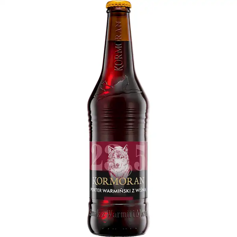 Kormoran Porter Warmiński z Wiśnią Piwo 0,5L 8,5%.jpg