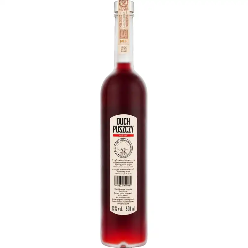Duch Puszczy Wiśnia Wódka 0,5L 32% 2026 2.jpg
