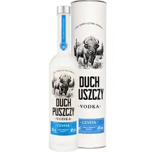 Duch Puszczy Czysta Wódka 0,7L 40% + tuba