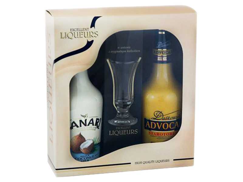 Dalkowski Advocaat + Canari Likier 2x0,35L 16% + kieliszek.jpg