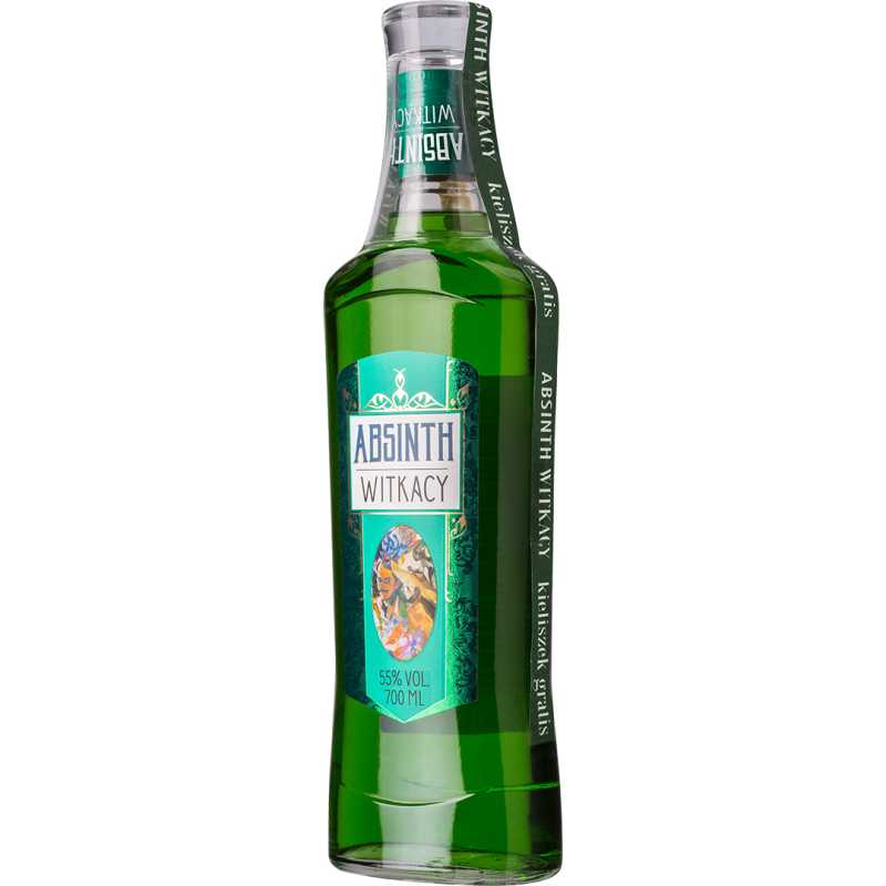 Witkacy Absynt 0,7L 55% + kieliszek.jpg