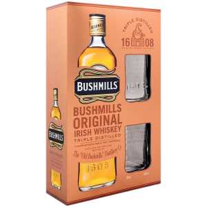 Bushmills Original Whiskey 0,7L 40% + 2 szklanki