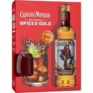 Captain Morgan Spiced Gold Rum 0,7L 35% + kufel